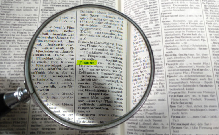 Einführung eines Finanzchecks