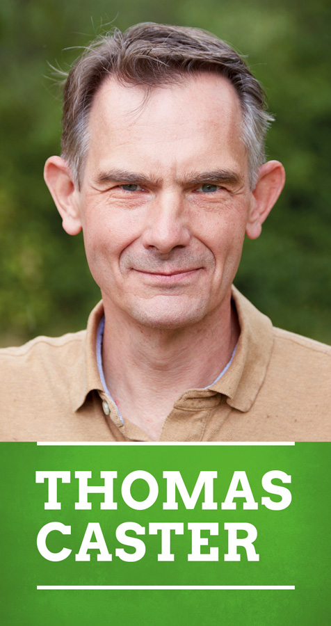 Thomas Caster, Grüner Bürgermeisterkandidat für Riedstadt